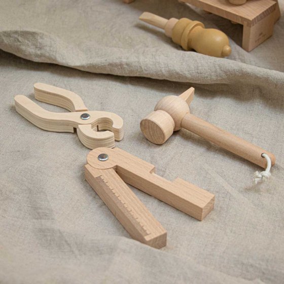 CHG® Boîte à outils miniature modèle de boîte à outils en bois