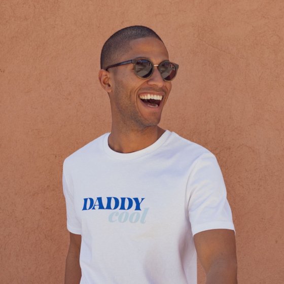 Affaire de famille - T-shirt Daddy Cool - Blanc