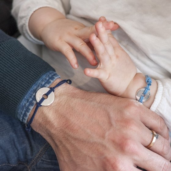 Duo De Bracelets Personnalises Papa Enfant Les Petits Raffineurs