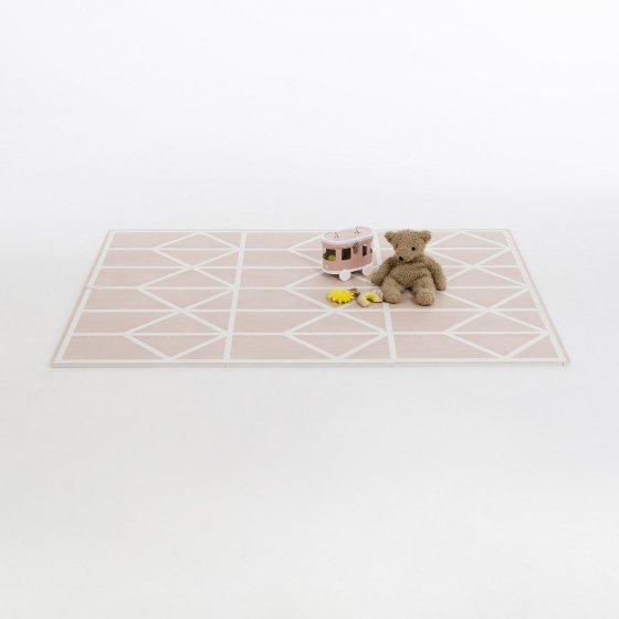 Tapis puzzle en mousse bébé beige 180x120 PERSIAN